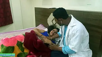 A Desi Indian woman has her sexual needs met by a doctor in an explicit manner