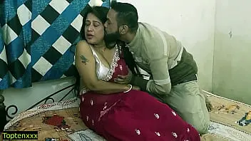 Indian MILF has explicit hardcore sex with NRI devor in a Hindi audio video